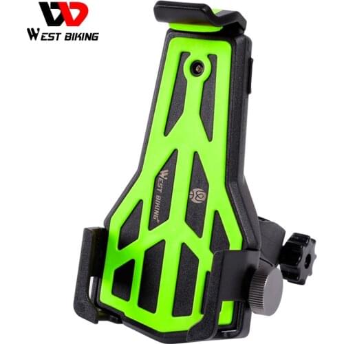 WEST BIKING Bicycle Phone Holder Universal Rotating 360 Degrees Bike Motorcycle Handlebar Clip Stand Mount Bracket for iPhone