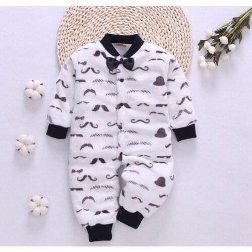 Baby winter clothes Flannel Baby romper soft Newborn Clothing Roupas Infant jumpsuit Baby rompers for baby boy