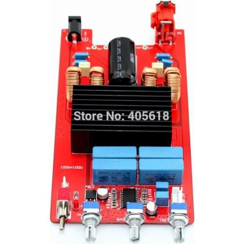 Hot sale TDA7498 + LM1036 Class D Audio Amplifier Board 100W + 100W