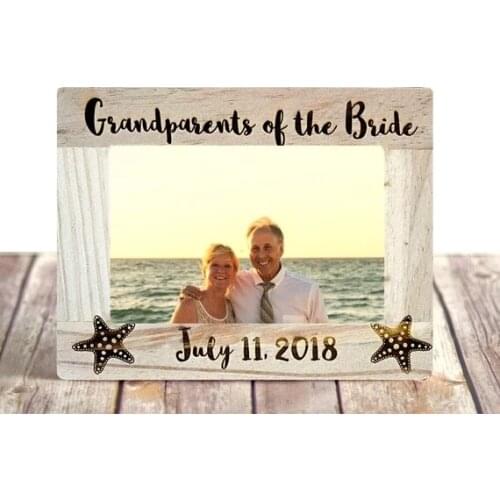 Customize nautical beach wedding gift, parents of the bride groom Thank You Wedding Frames souvenirs Parents Of The Bride Gifts