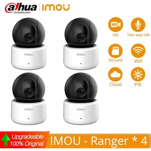 Dahua IMOU Lechange Ranger wholeSale 4pcs IPC-A12 IPC-A22 1MP 2MP 2 Way Talk SD Night vision Cloud Service Samrt Wifi Camera IPC