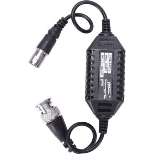 RISE-Coaxial Video Ground Loop Isolator Balun BNC Male to Female for CCTV Camera