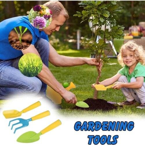 Creative Kids Gardening Tool Set Childrens Multi-function Planting Tools for Beach Garden new