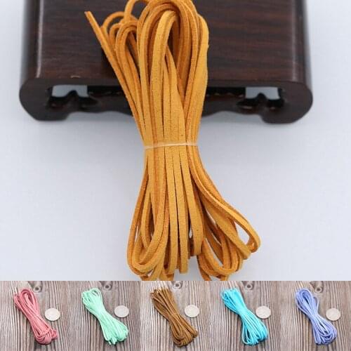 5M High Tenacity round Leather Cord Jewelry Cord for Leather Bracelet Thread Rope Necklace Jewelry Making Finding String