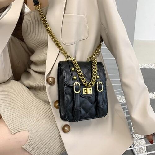 Mini PU Leather Crossbody Bags for Women 2021 Female Designer Luxury Travel Branded Phone Shoulder Handbags and Purses Brazilian