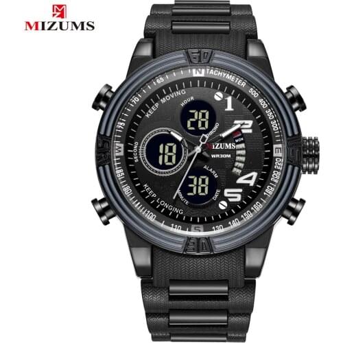 MIZUMS Mens Waterproof Watch