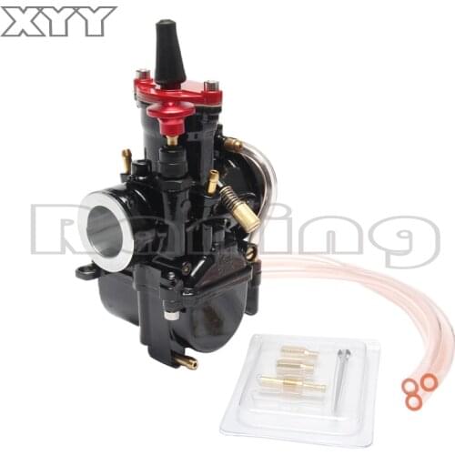 Motorcycle 21mm Universal Black For Mikuni Maikuni PWK Carburetor Scooters ATV With Power Jet Dirt Bike