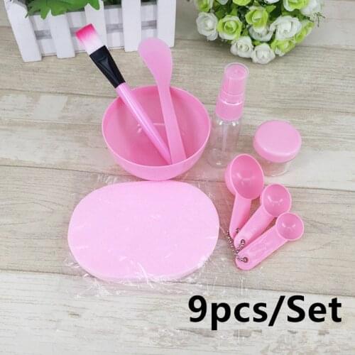 9pcs/set Women Face Mask Mixing Bowl Set Girls Facial Skin Care Mask Mixing Tools Kit Beauty Supplies