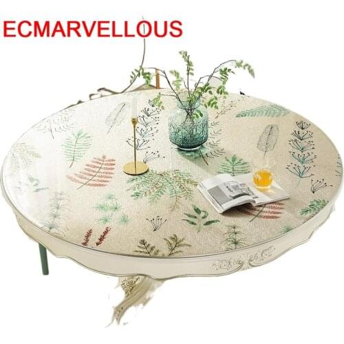 Obrus Kuchenny Mantel Plastico Wedding Redondo Para Redonda Round PVC Nappe Tablecloth Manteles Cover Toalha De Mesa Table Cloth