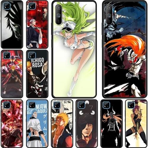 Bleach Anime Kurosaki Ichigo Cell Phone Case for Realme 6 7 8 C3 C21 XT 5 GT Neo C11 X50 Pro 5G C25 Mobile Phones Cover Coque