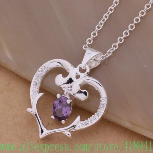 Silver Plated Necklace Silver Plated fashion jewelry pendant /bjrakaya aqkajhra AN333