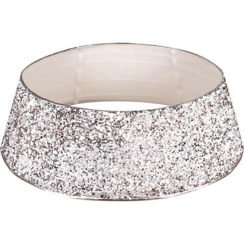 Christmas Decoration Non-woven Tree Skirt Apron Celebration Pedant Indoor High Quality Durable Light Reused Sparkly Gold Sequin