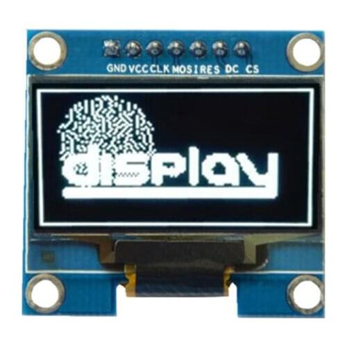 1.3 inch OLED module white color 7 pin No backlight Visible sunlight SPI I2C interface