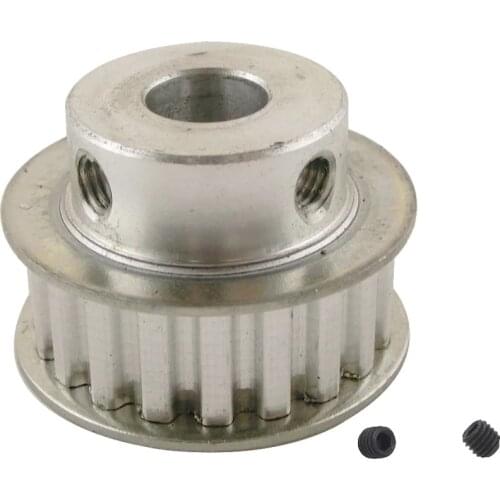 20T Timing Pulley Synchronous Motor Wheel Pulley Bore 4/5/6/6.35/7/8/10/12/12.7/14/15/17/19mm Gear Belt Width 11mm