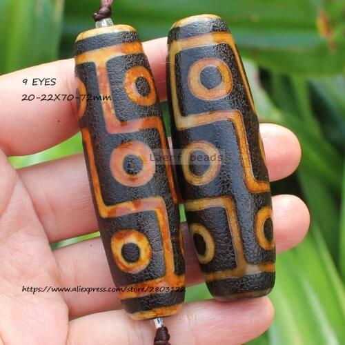 1Piece , 50-70mm Natural Material Old Ancietn Tibet Dzi Agate Beads,Many pattern ,Lucky Symbol,Powerful Amulet