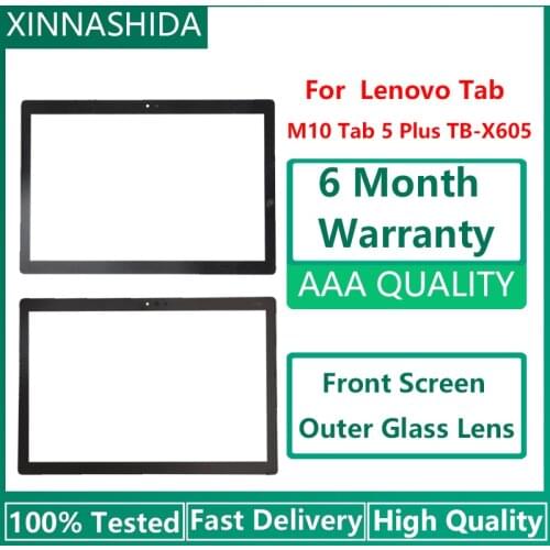 10.1 Inch For Lenovo Lenovo Tab 5 Plus Tab M10 TB-X605L TB-X605F TB-X605M TB-X605 Front Screen Outer Glass Lens