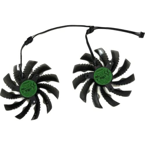 2PCS/Set 100MM(95MM) T129215SH PLD10010S12H GPU Cooler Video Cards Fan For GIGABYTE GeForce RTX 3060 RTX 3060 Ti EAGLE Replace