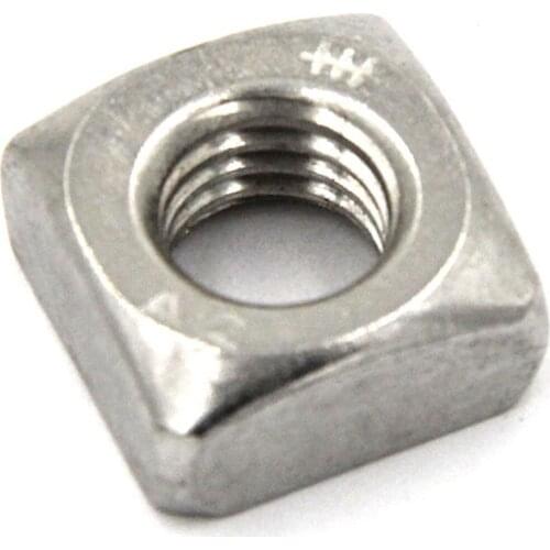 10-50Pcs Din557M3 M4 M5 M6 M8 A2 Stainless Steel Square Nuts