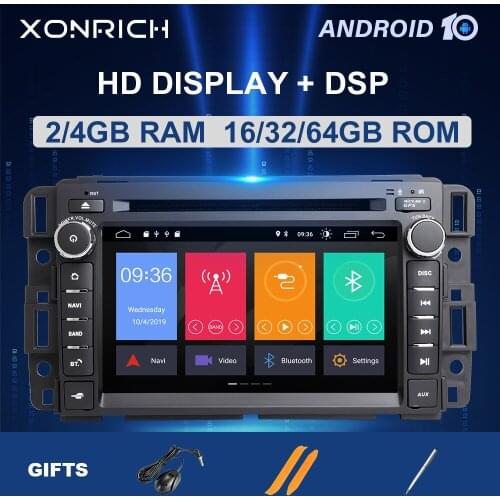 4GB RAM Android 10 Car DVD Player For Chevrolet GMC Hummer Yukon Denali Acadia Buick Suburban TahoeExpress DSP Radio GPS Stereo