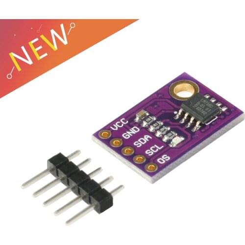 5 Pcs/Lot LM75 LM75A Temperature Sensor High Speed I2C Interface Precision Development Board Module CJMCU-75