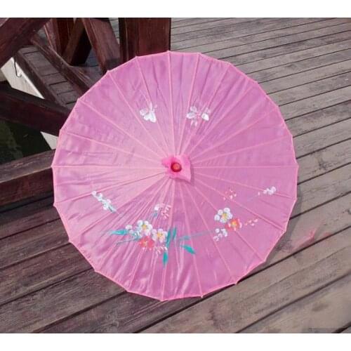 50pcs/lot free shipping colorful hand-painted wedding silk parasol Chinese umbrella for bride SN1225