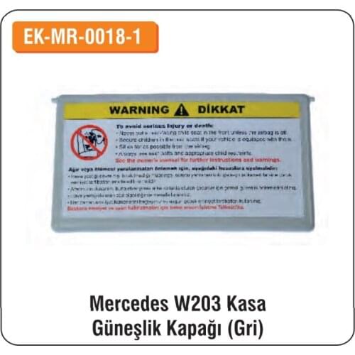 ALTEC Mercedes W203 For Case Sun Visor Cover (Gray) EK-MR-0018-1