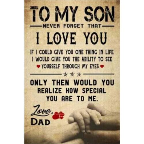 Dpsprue 5D Full Square/Round DIY Diamond Painting Cross Stitch Kit Text Embroidery Diamond Mosaic Home Decoration Gift