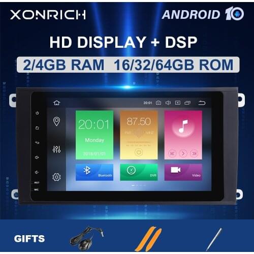 IPS DSP 8 Core AutoRadio 2 Din Android 10 Car Multimedia Player For Porsche Cayenne GTS 2003-2010GPS Navigation Audio Head unit
