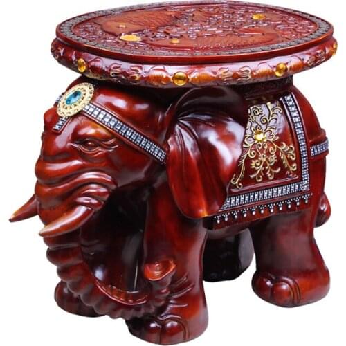 European style creative elephant shoe changing stool minimalist modern living room floor type ornament practical beautiful pier