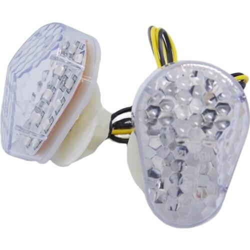 Motorcycle Flush Mount Turn Signals Light Led Flasher Indicator Lamp Blinker Light for Kawasaki Zx6R Zx7R Zx9R Zx636 Zzr600 Zx12