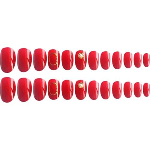 24x Women DIY Ballerina False Nails Full Cover Tips Nail Art Tips for Daily