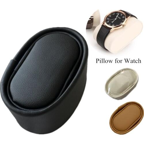 Watch Winder Protect Watch PU Pillows DIY Parts Wristwatch Display Pad Storage Box Stand Cushion Black White Brown