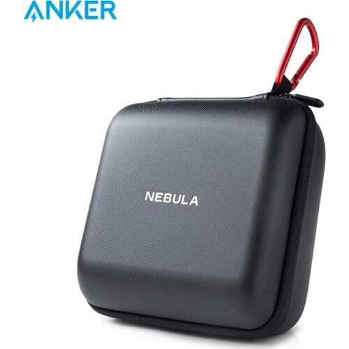 Nebula Capsule Max & Capsule II Official Travel Case, by Anker, Polyurethane Leather, Soft Ethylene-Vinyl Acetate Material