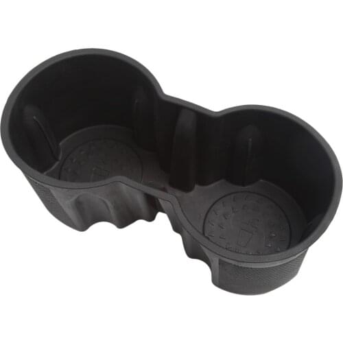 Console Cup Holder Insert for Tesla Model 3 Model Y 2021 Accessories Silicone Skid Proof Water Proof Car Coasters Double Holder