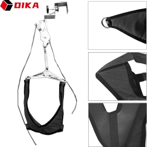 Adjustable Cervical Traction Belt Breathable Sling Tractor Neck Stretch Fixing Bracket For Adult Children Home Medical Equipment