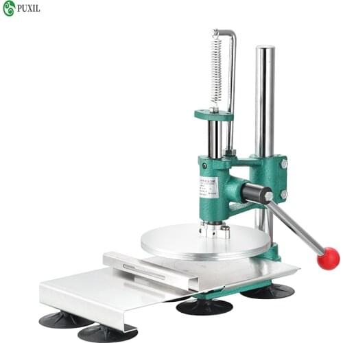Manual 25cm pizza dough press machine Pizza Dough Flattening Press Dough Roller Sheeter Chapati pressing machine Pastry Presser