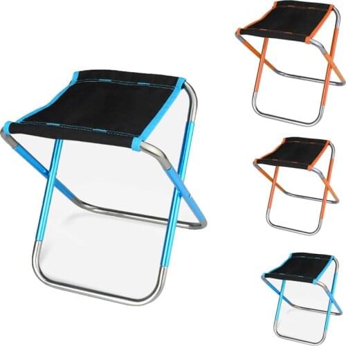 Outdoor Folding Fishing Aluminum Chair Stool Ultra Light Weight Portable Camping Fishing Picnic Chair