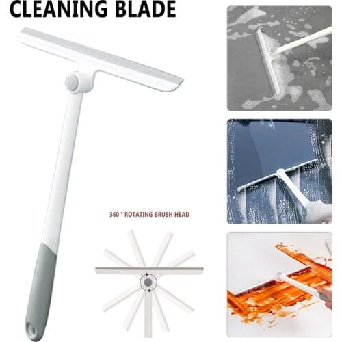 Shower Squeegee All-Purpose Cleaning Squeegee with Silicone Glass Window Squeegee for Shower Doors Bathroom Window CLH@8