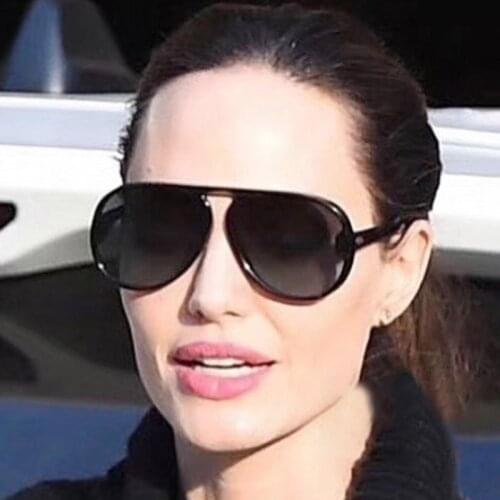 Feishini Candy Color Trend hip hop Unisex Sunglasses Men Clear Lens Vision Red Sun glasses Women Vintage Pilot Glasses uv400