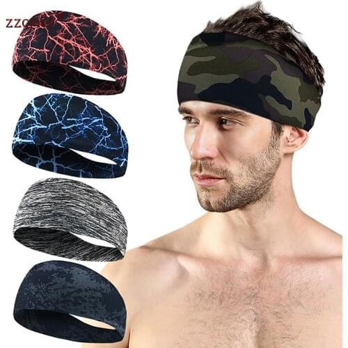 Wome Yoga Sport Sweat Headband Absorbent Cycling Running Workout equipment Men Sweatband Hair Bands Head Sweat Bands Sports