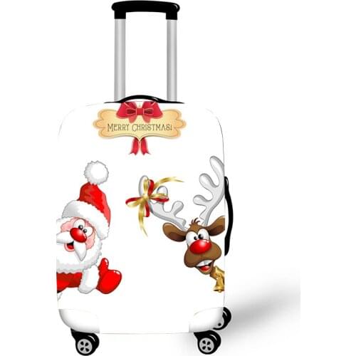 Luggage Protective Cover Case For Elastic 18-32 Inch Suitcase Protective Cover Cases Covers Travel Accessories Merry Christmas 1