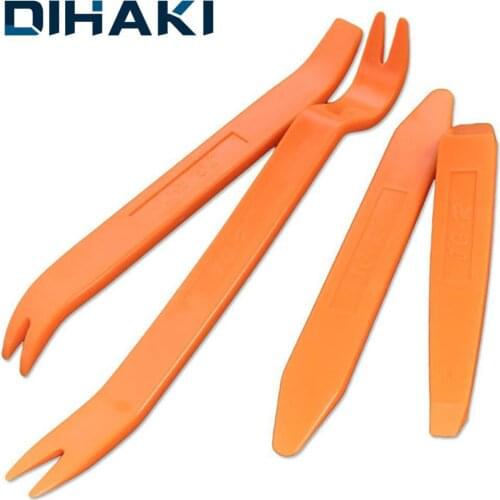 4 Pcs Auto Trim Removal Installer Pry Tool Car Disassembly Interior Kit Audio Removal Trim Panel Dashboard Car DVD Player