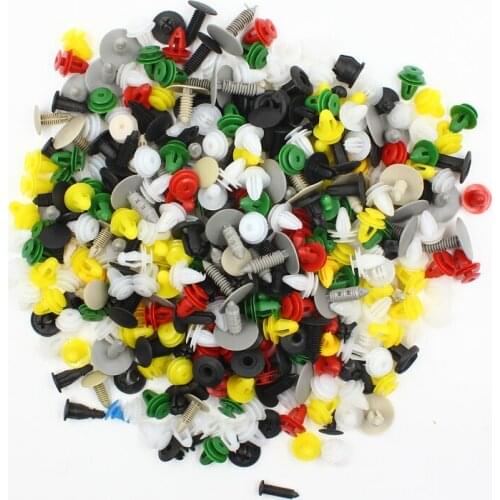 Car universal bumper fender door panel trim Plastic Fastener Clips