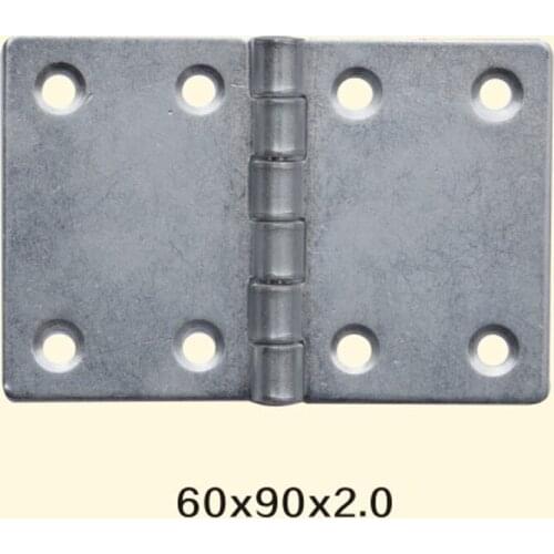 Freeshipping 60*90*2mm Iron Metal Hinge Sewing Machine Folding Table Furniture Flip Tray Hinges Big Door Hinges