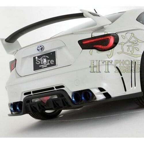 For Toyota 86 GT86 BRZ Fiber Glass Unpainted Color Rear Roof Spoiler Wing Trunk Lip Boot Cover Car Styling