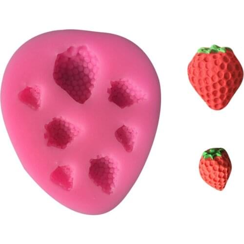 Fruit Strawberry Collection Silicone Fondant Cake Mold Chocolate Mold 15-61
