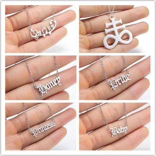 Korea Trend Creative European Zircon Necklace Jewelry Girl Crystal English Alphabet Letter Necklace For Women BFF Halloween 2020