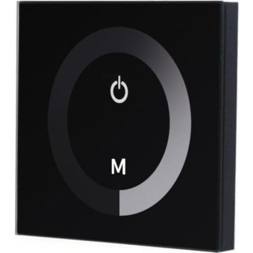 New Smart Touch Dimmer Glass Panel Wall Switch DC 12V 24V Dimmable Timer LED Controller for LED Strip Lights Lamp Bulb Dimmer