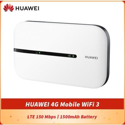 Original HUAWEI 4G Mobile WiFi 3s Wireless WiFi Router 2.4GHz Rate 150Mbps HUAWEI Mobile WiFi 3 E5576-855