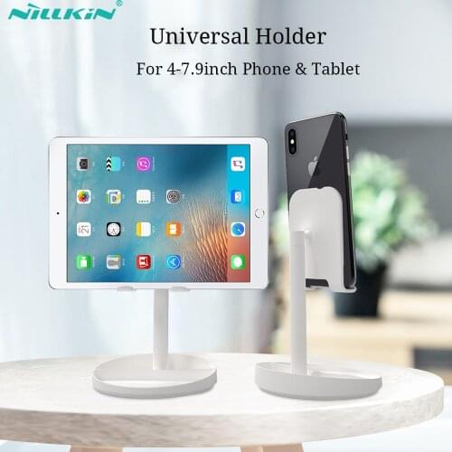 NILLKIN Phone Holder Stand For iPhone Desktop Tablet Stand Adjustable Tablet Phone Holder Portable Cell Phone Mobile Holder